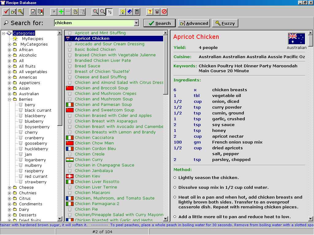 Screen shot from demo